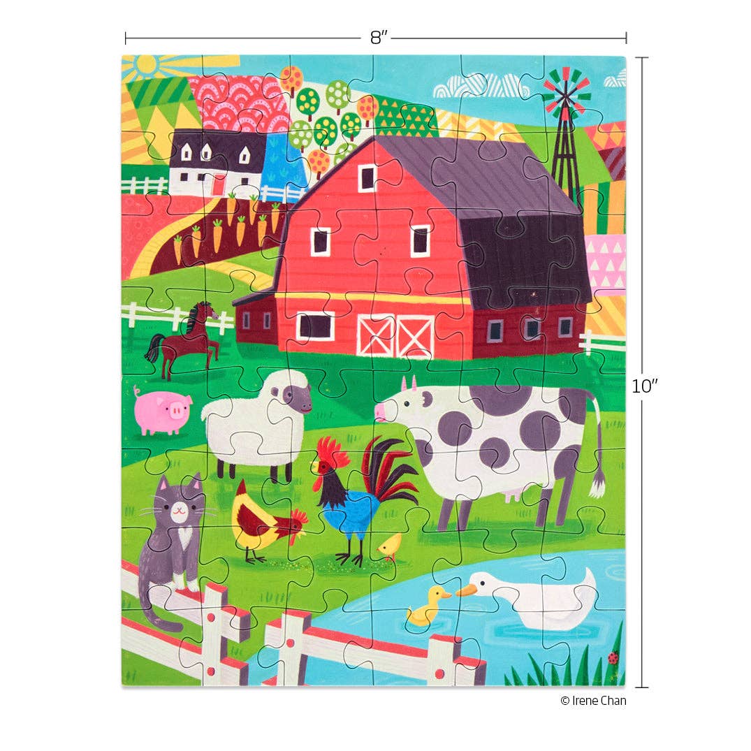 Farm Friends, 48-piece puzzle, WerkShoppe