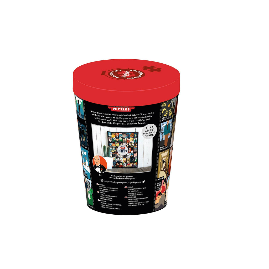 50 Must-Watch Movies (Bucket List), 1000-piece puzzle, Ridley's
