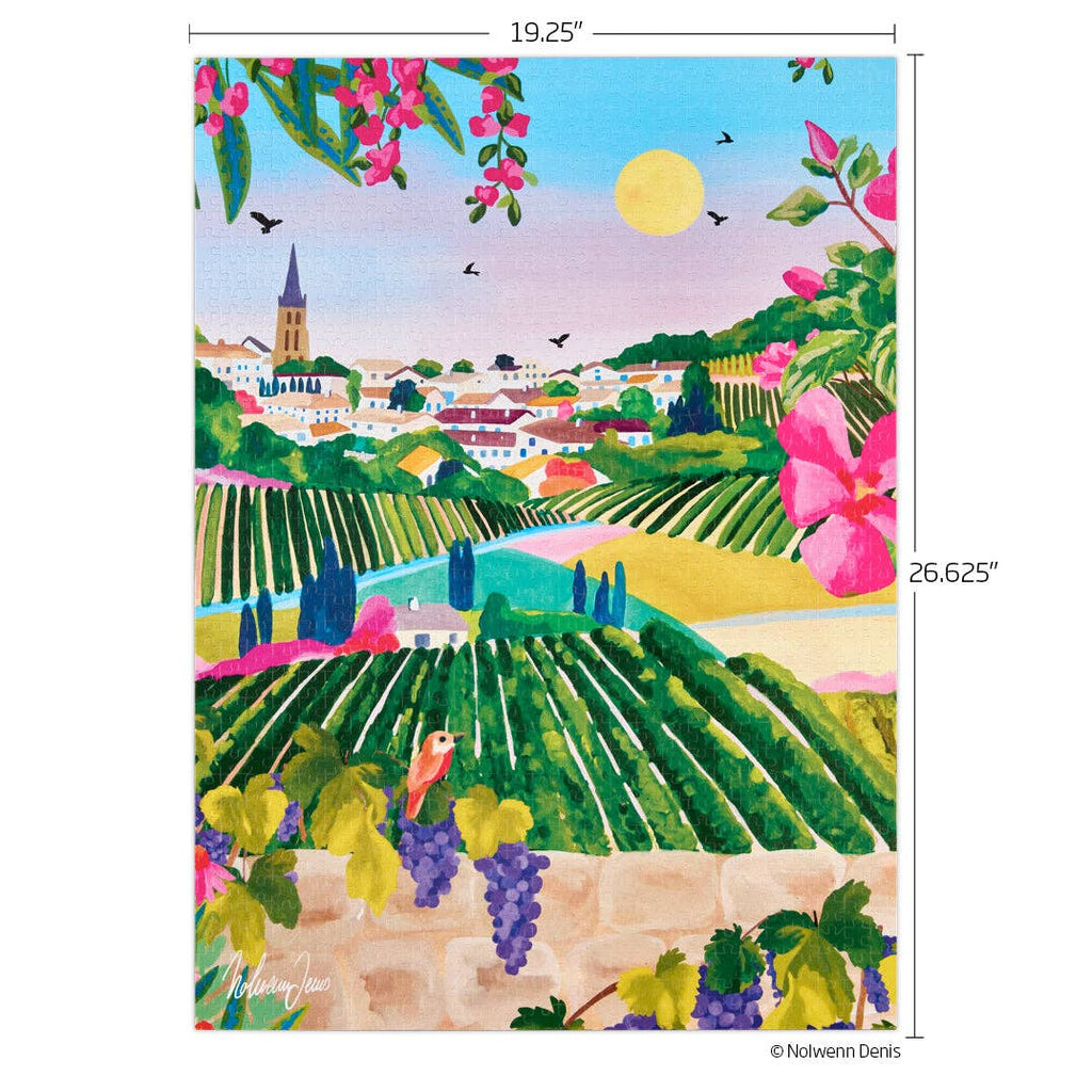 Village Vineyard, 1000-piece puzzle, WerkShoppe