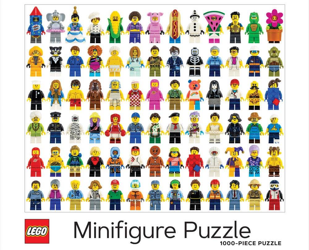 LEGO Minifigure, 1000-piece puzzle, Chronicle Books