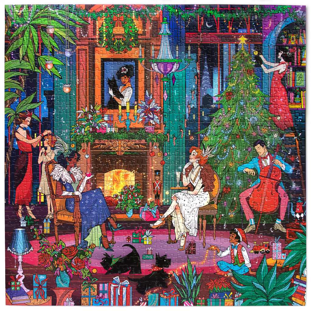 Christmas in Brooklyn, 1000-piece puzzle, eeBoo