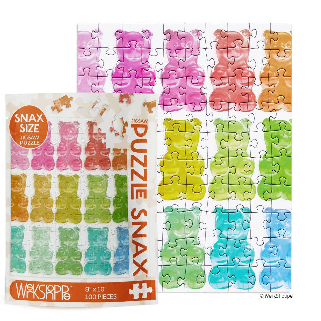 Gummy Bears, 100-piece puzzle, WerkShoppe