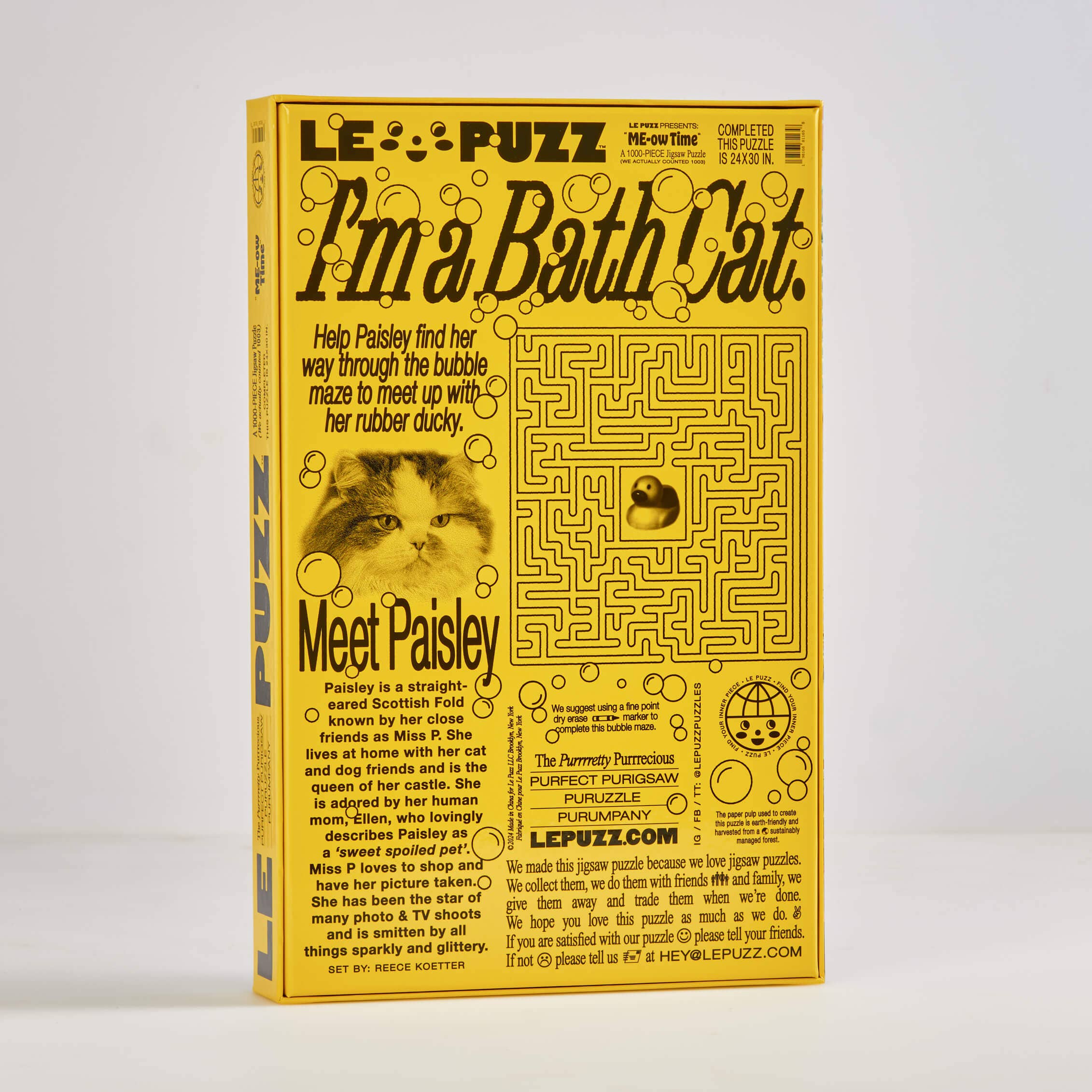 ME-ow Time, 1000-piece puzzle, Le Puzz