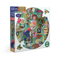 Collecting Nature, 500-piece round puzzle, eeBoo