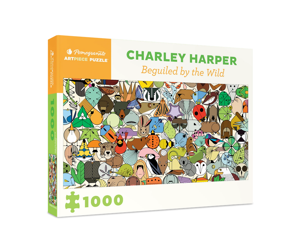 Beguiled by the Wild - Charley Harper, 1000-piece puzzle, Pomegranate