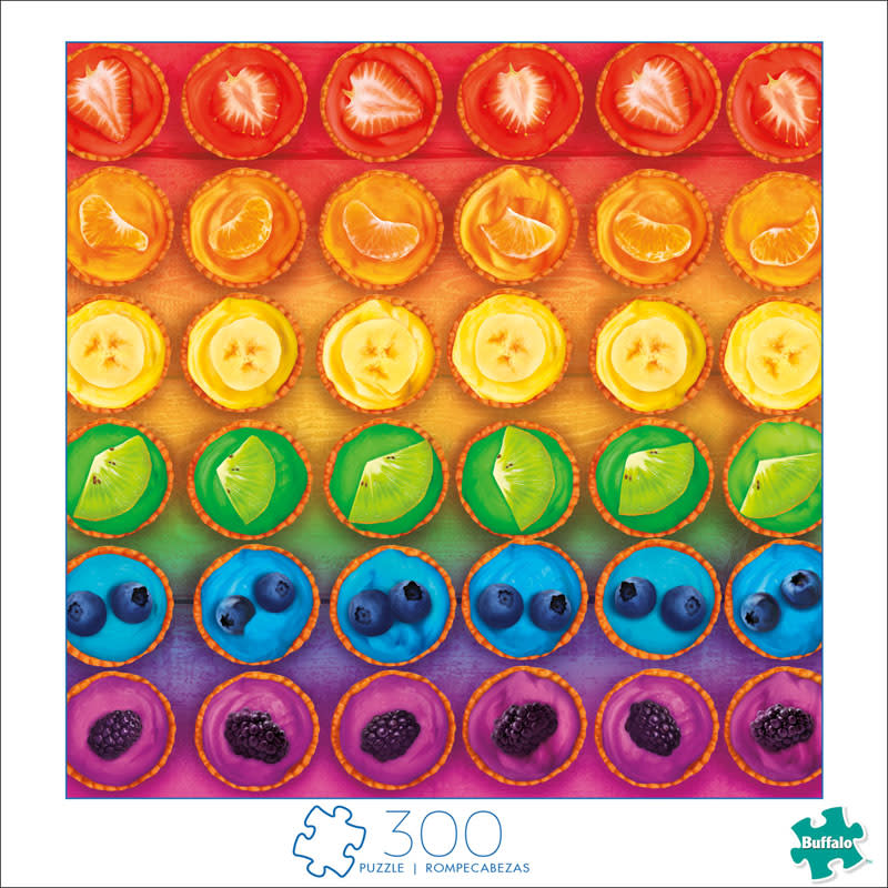 Rainbow Tarts, 300-piece puzzle, Buffalo Games
