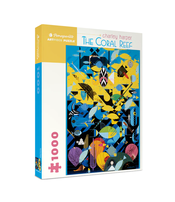 The Coral Reef - Charley Harper, 1000-piece puzzle, Pomegranate