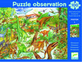 Dinosaurs, 100-piece kids' puzzle, Djeco