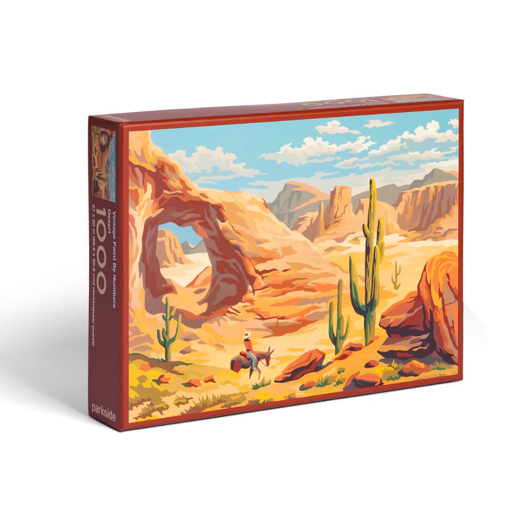 Paint by Numbers - Desert, 1000-piece puzzle, Four Point Puzzles