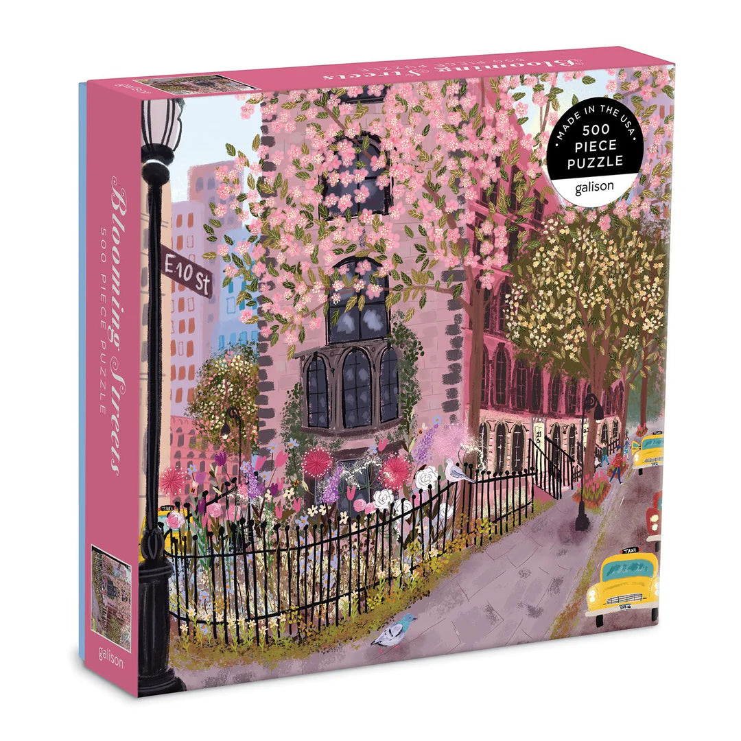 Blooming Streets, 500-piece puzzle, Galison