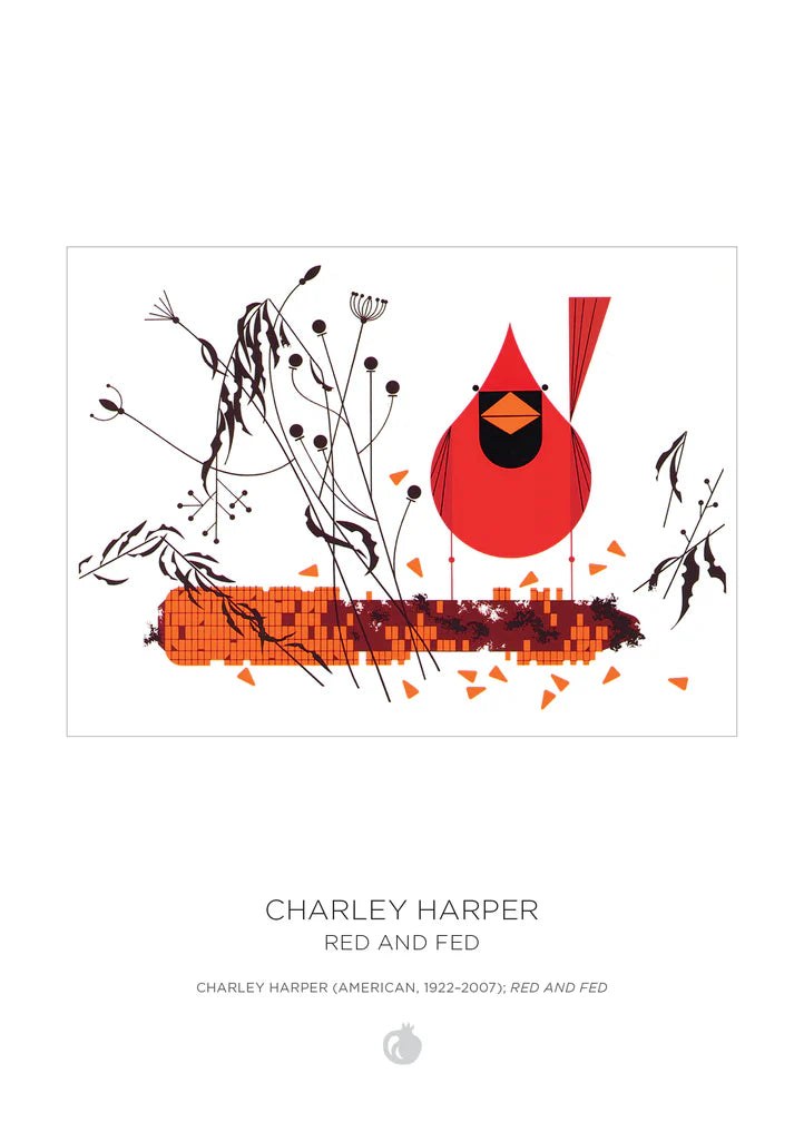 Charley Harper Puzzle Set, 2 double-sided 120-piece puzzles, Pomegranate