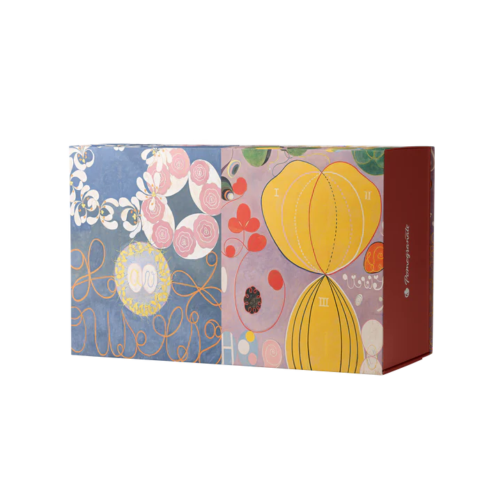 Hilma AF Klint Puzzle set, 2 double-sided 120-piece puzzles, Pomegranate