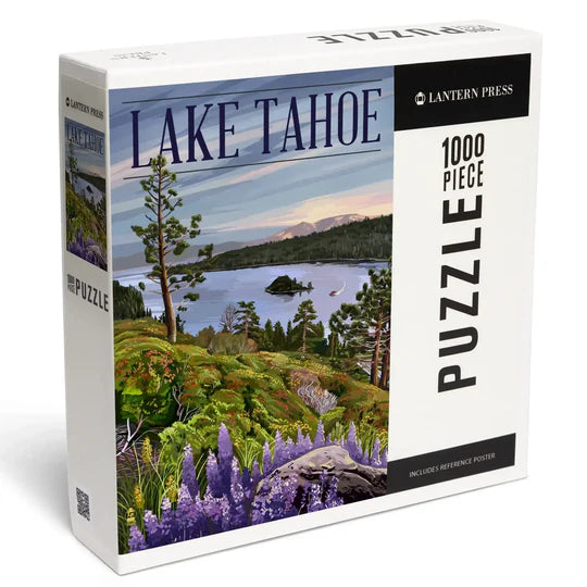 Lake Tahoe, Emerald Bay, 1000-piece puzzle, Lantern Press