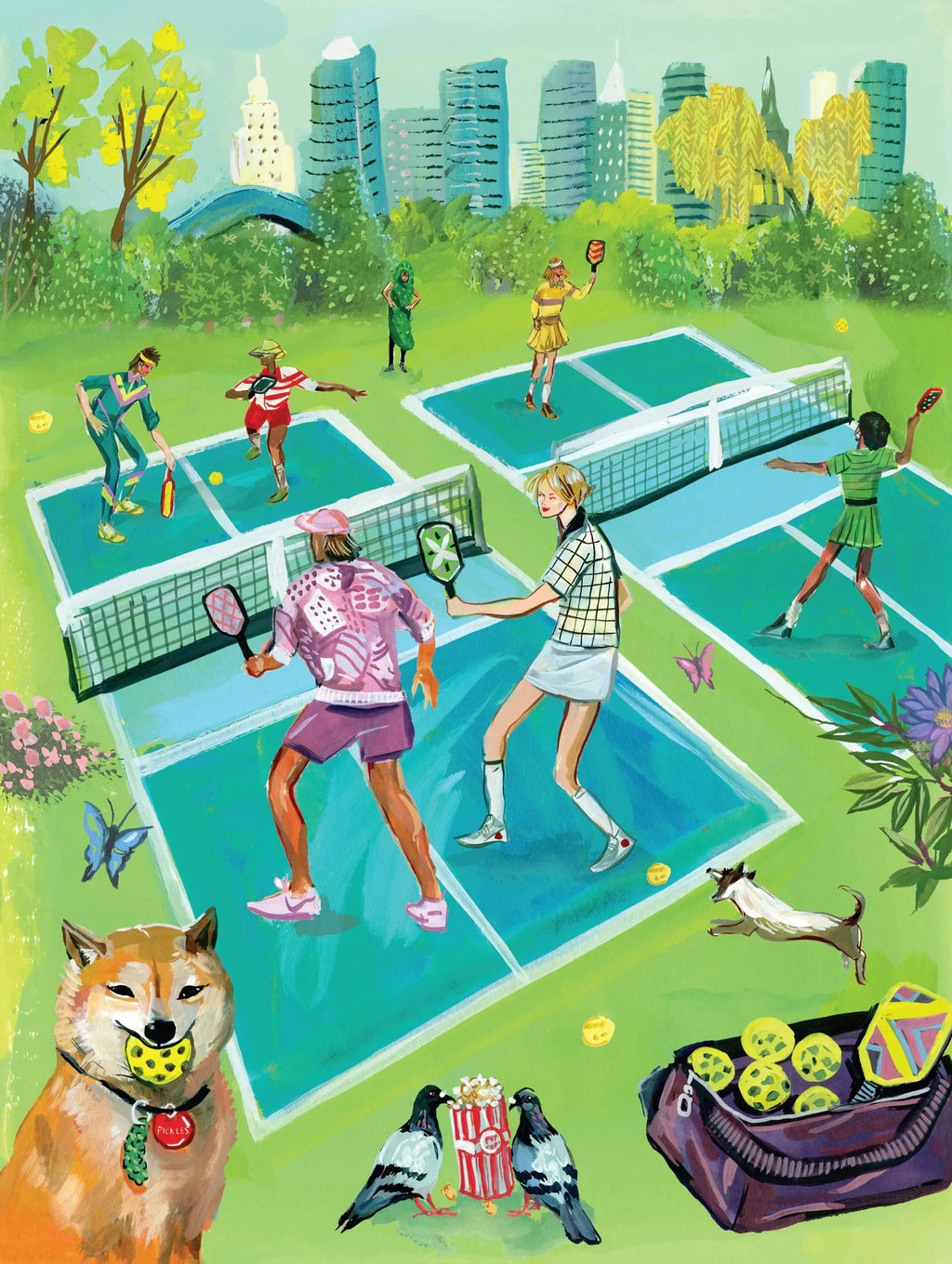 Pickleball, 500-piece puzzle, New York Puzzle Company
