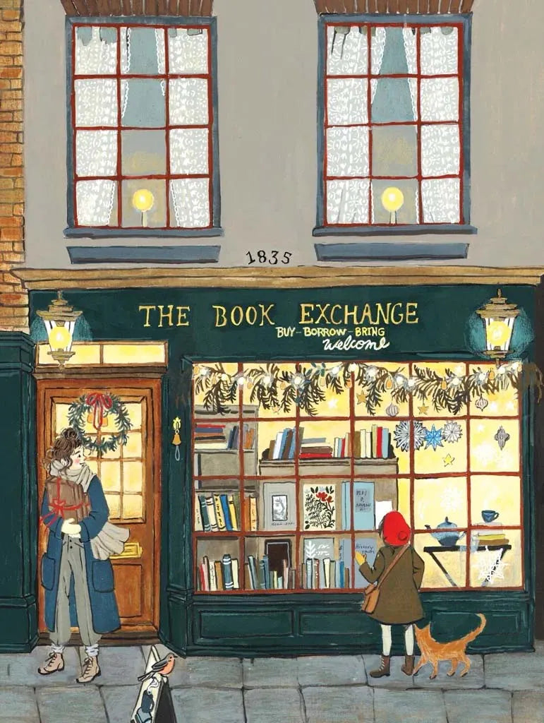 The Book Exchange, 1000-piece puzzle, New York Puzzle Company