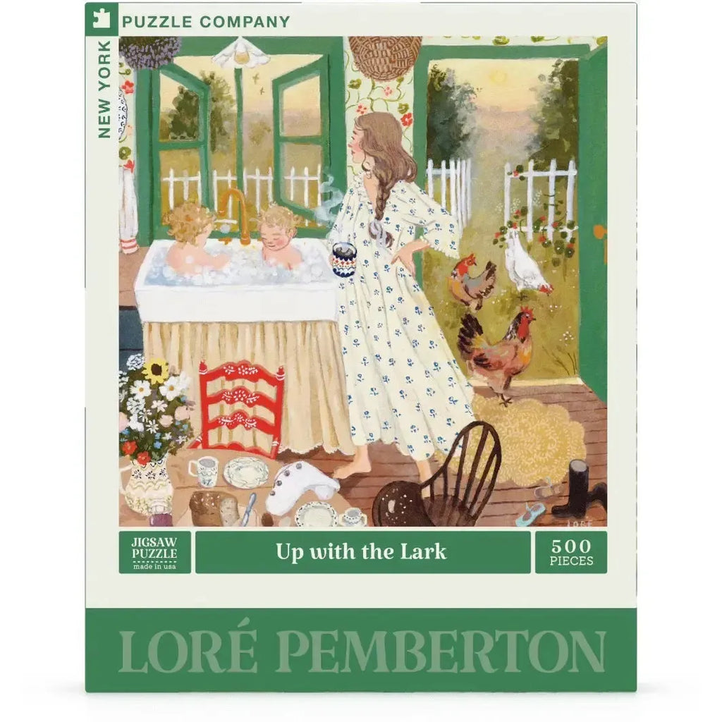 Up with the Lark, 500-piece puzzle, New York Puzzle Company