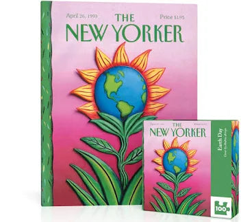 Earth Day - New Yorker Cover, 100-piece puzzle, New York Puzzle Company
