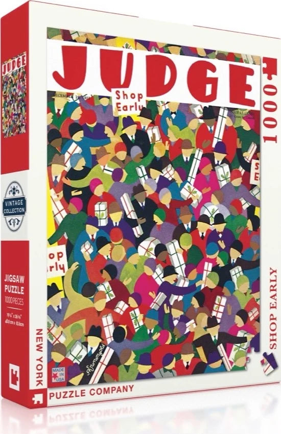 Shop Early, 1000-piece puzzle, New York Puzzle Company