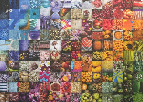 50 Years of Rainbow, 1000-piece puzzle, Oakland Puzzle Company