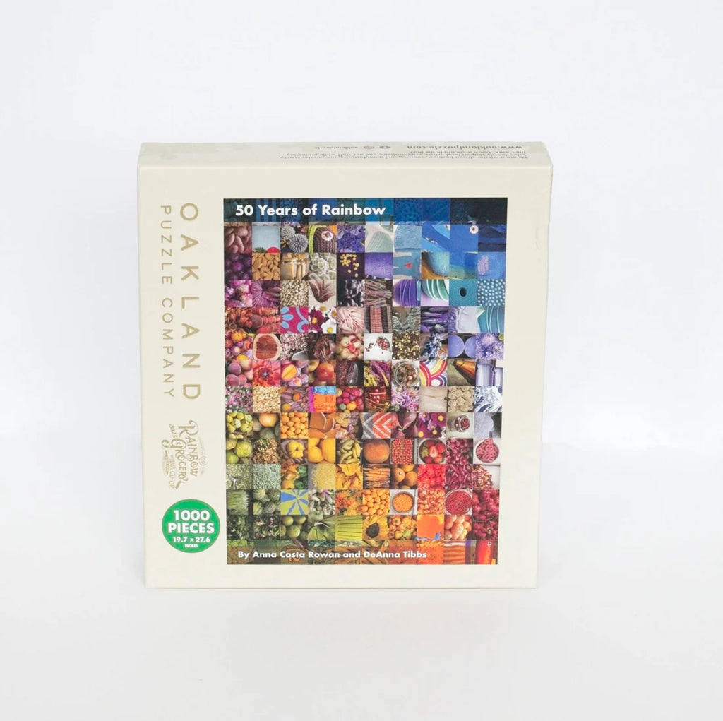 50 Years of Rainbow, 1000-piece puzzle, Oakland Puzzle Company