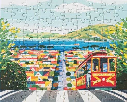 San Francisco Cable Car, 100-piece mini puzzle, Oakland Puzzle Company