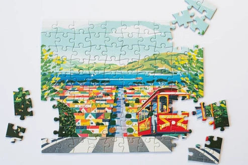 San Francisco Cable Car, 100-piece mini puzzle, Oakland Puzzle Company