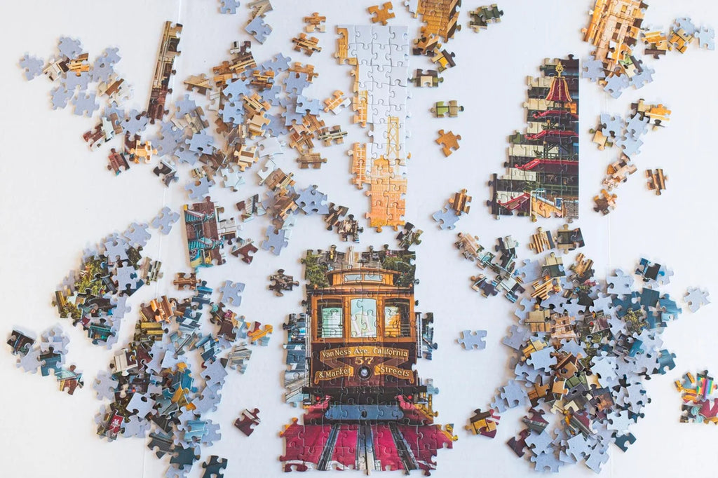 California St. Cable Car, 500-piece puzzle, Oakland Puzzle Company