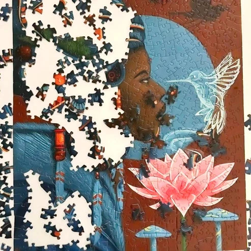 Hummingbird Spirit, 500-piece puzzle, Oakland Puzzle Company