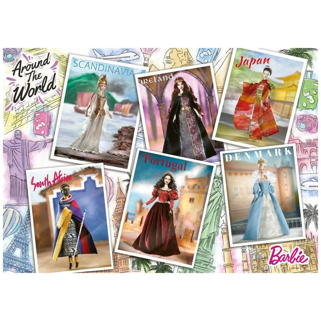 Barbie Around the World, 1000-piece puzzle, Ravensburger