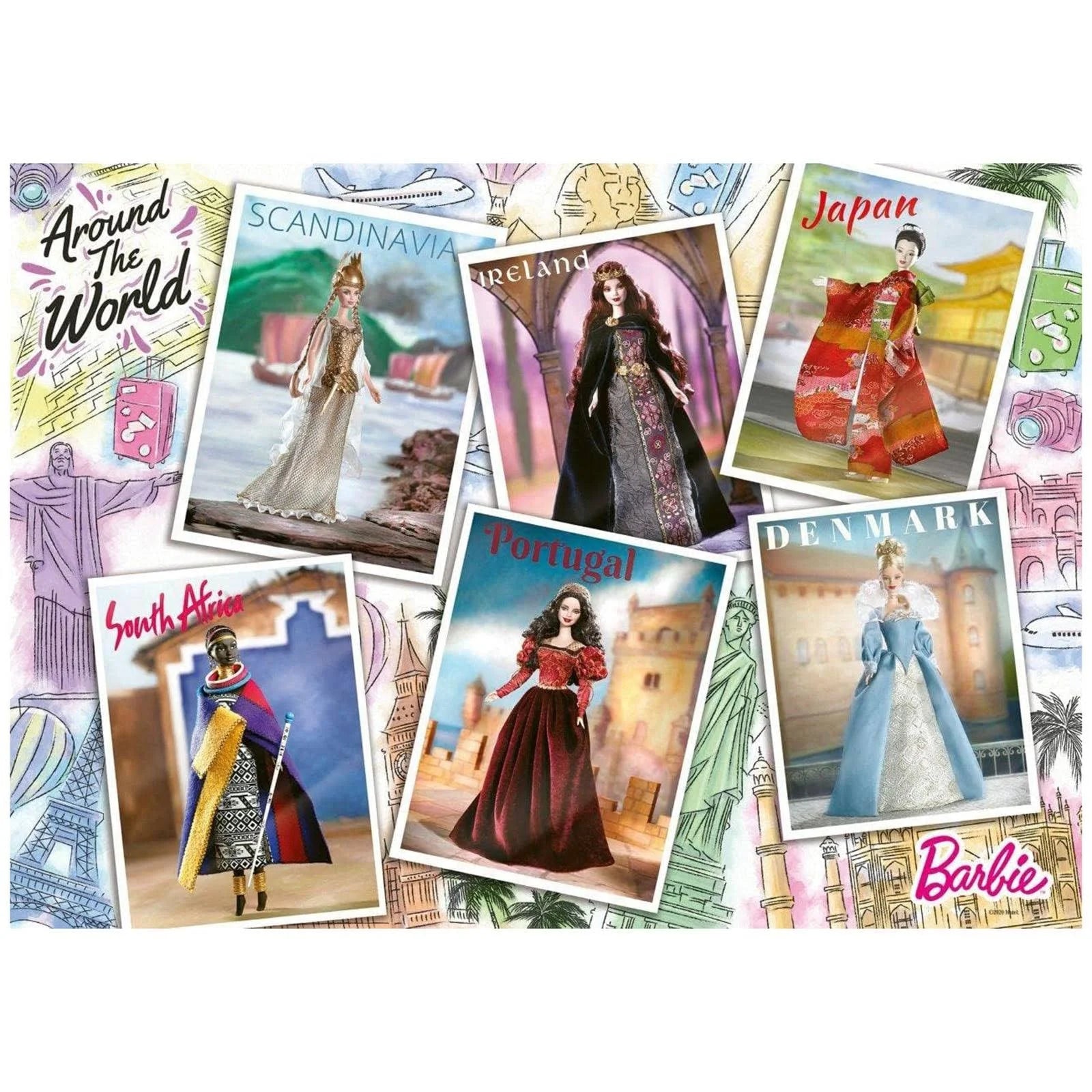 Barbie Around the World, 1000-piece puzzle, Ravensburger