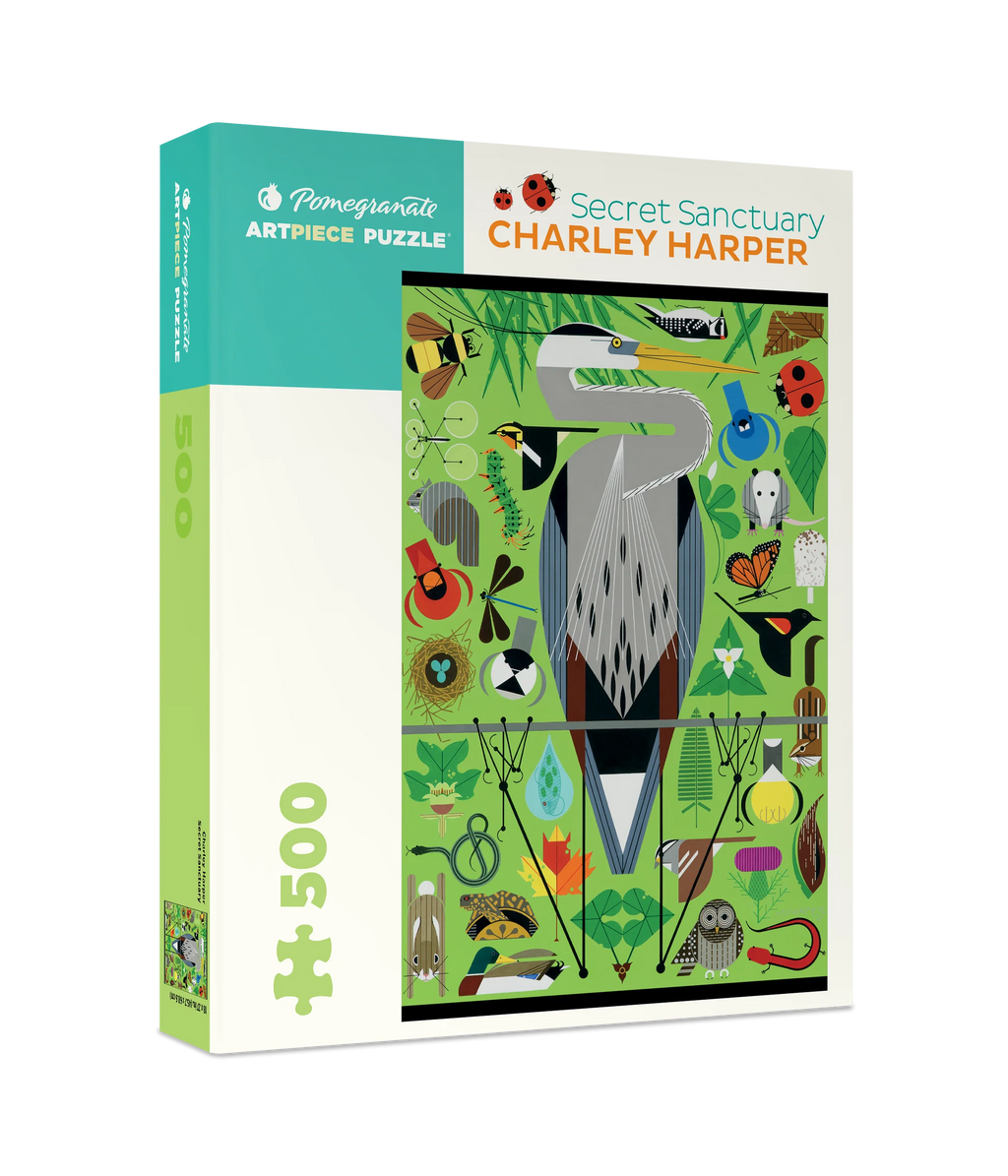 Secret Sanctuary - Charley Harper, 500-piece puzzle, Pomegranate