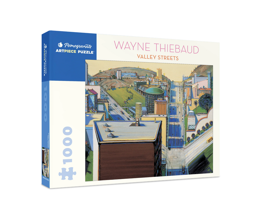 Valley Streets - Wayne Thiebaud, 1000-piece puzzle, Pomegranate