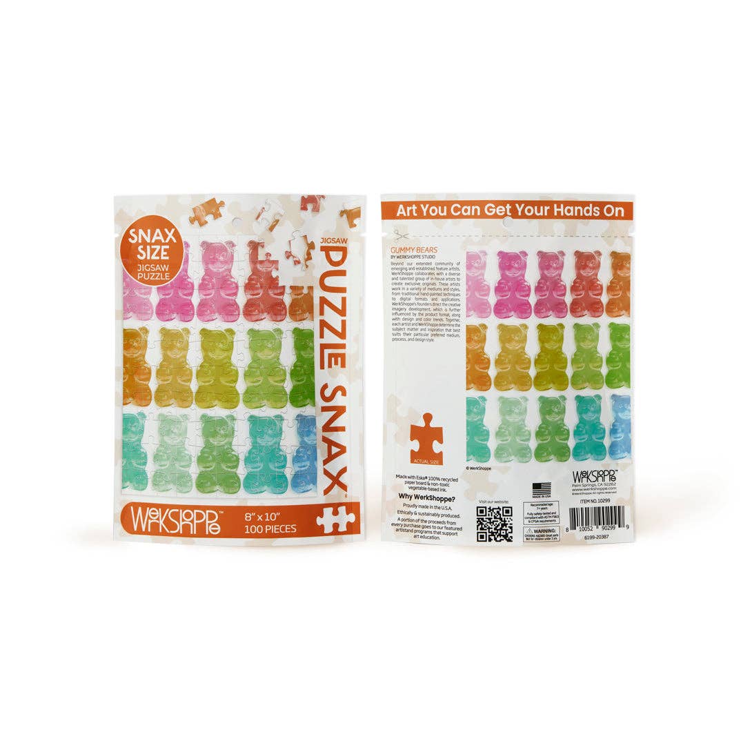 Gummy Bears, 100-piece puzzle, WerkShoppe