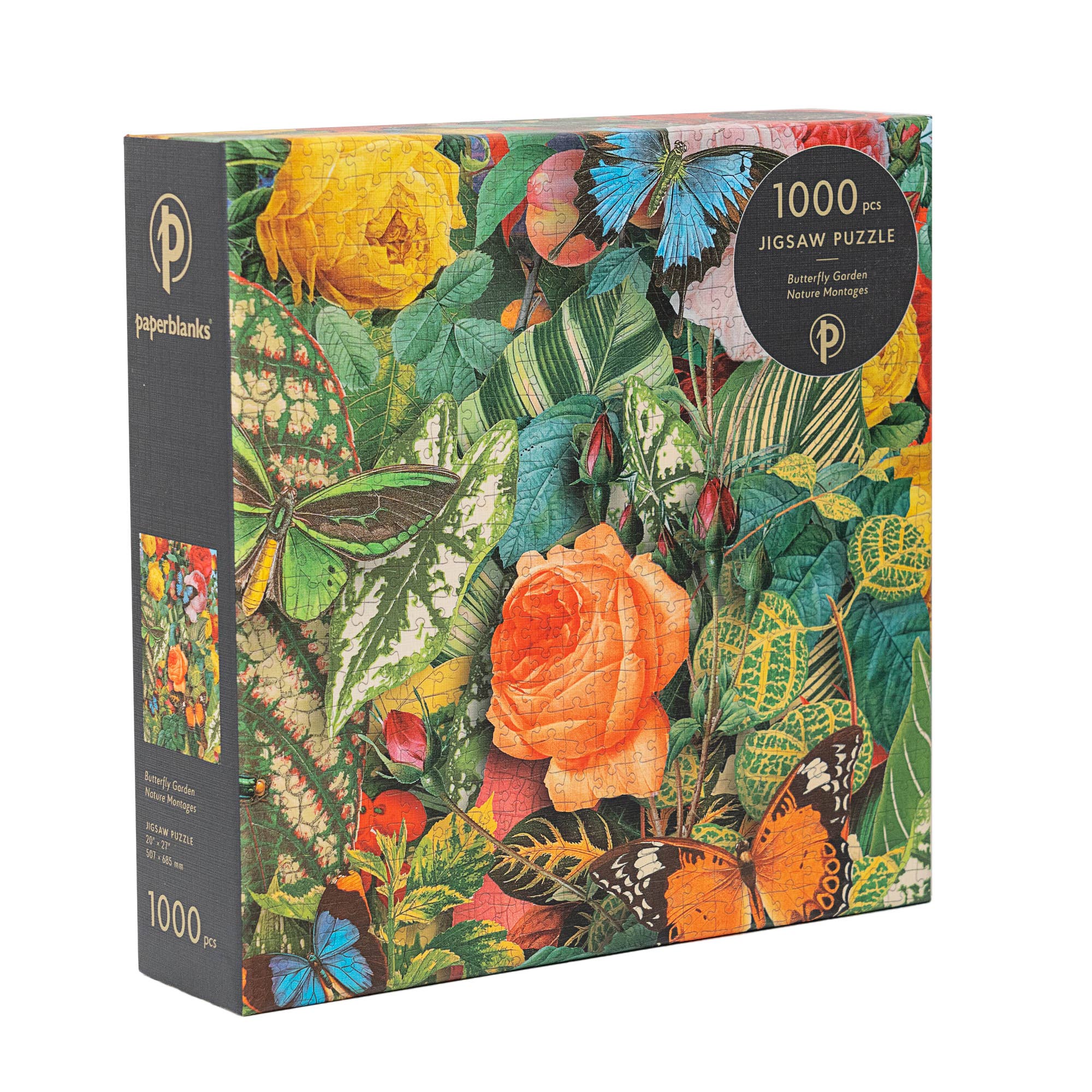 Butterfly Garden, 1000-piece foil-accented puzzle, Paperblanks