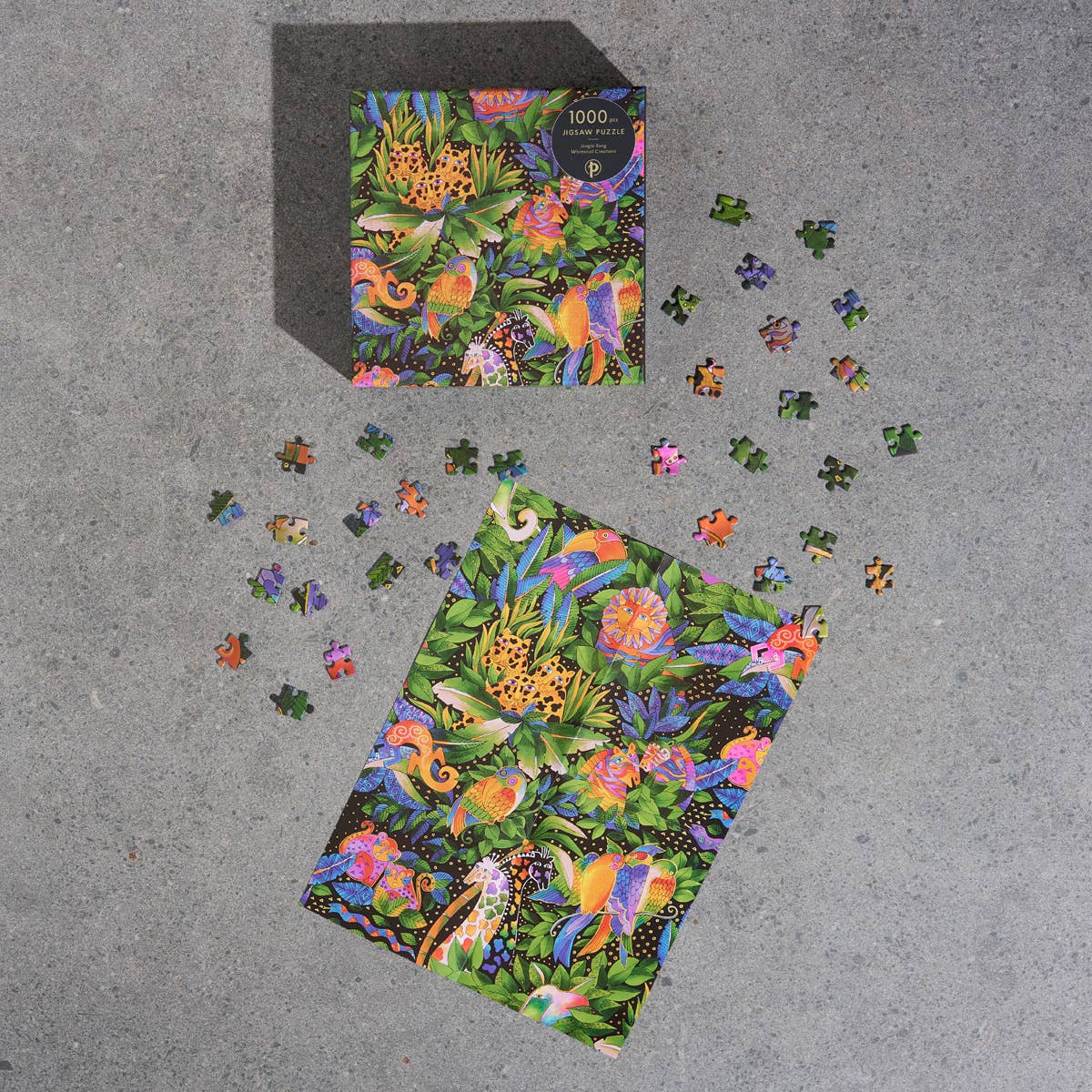 Jungle Song, 1000-piece foil-accented puzzle, Paperblanks