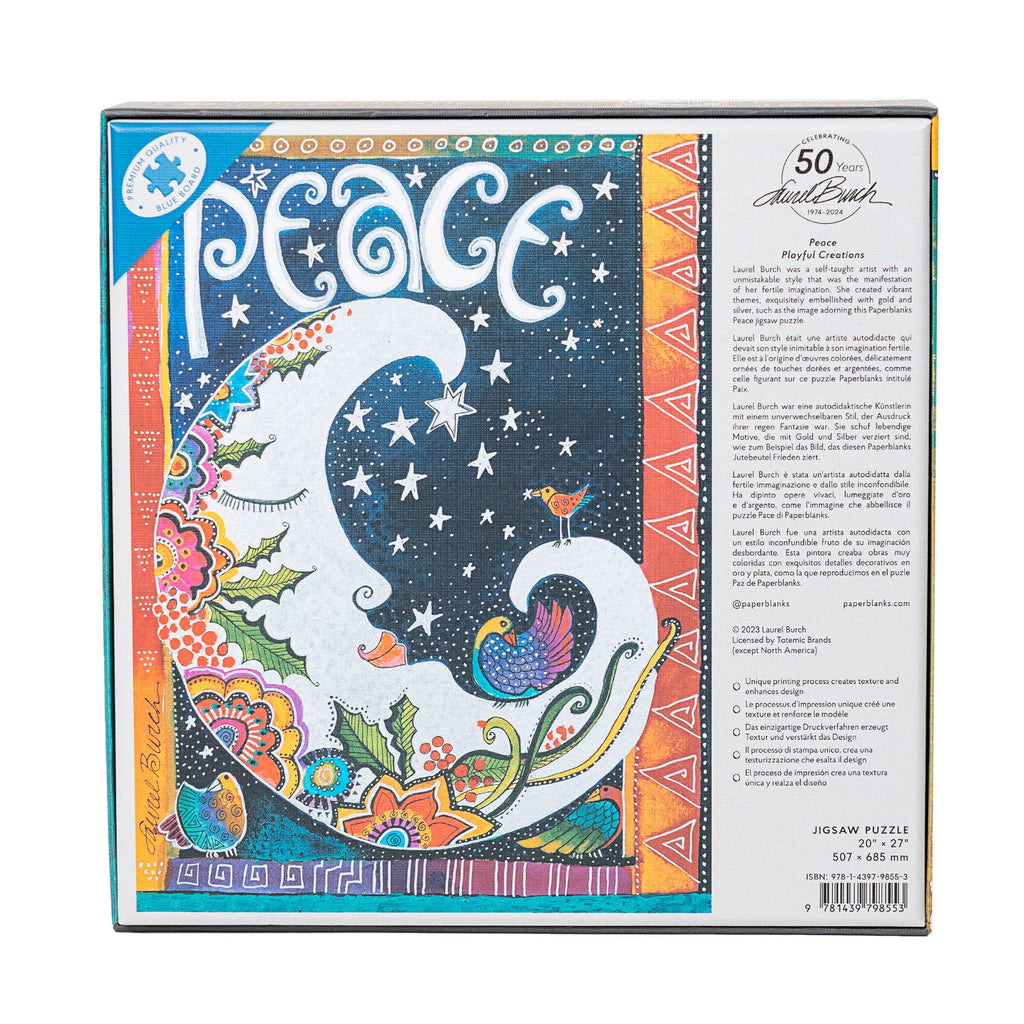 Peace, 1000-piece foil-accented puzzle, Paperblanks