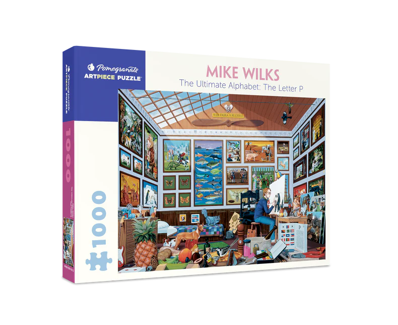 The Ultimate Alphabet: The Letter P - Mike Wilks, 1000-piece puzzle, Pomegranate