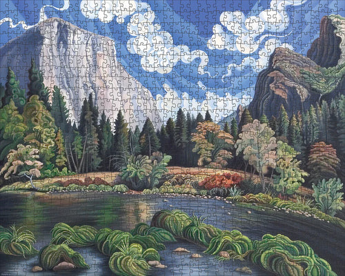 Autumn in Yosemite Valley - Phyllis Shafer, 1000-piece puzzle, Pomegranate