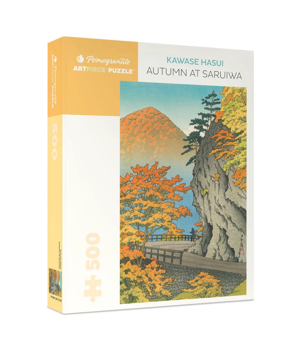Autumn at Saruiwa - Kawase Hasui, 500-piece puzzle, Pomegranate