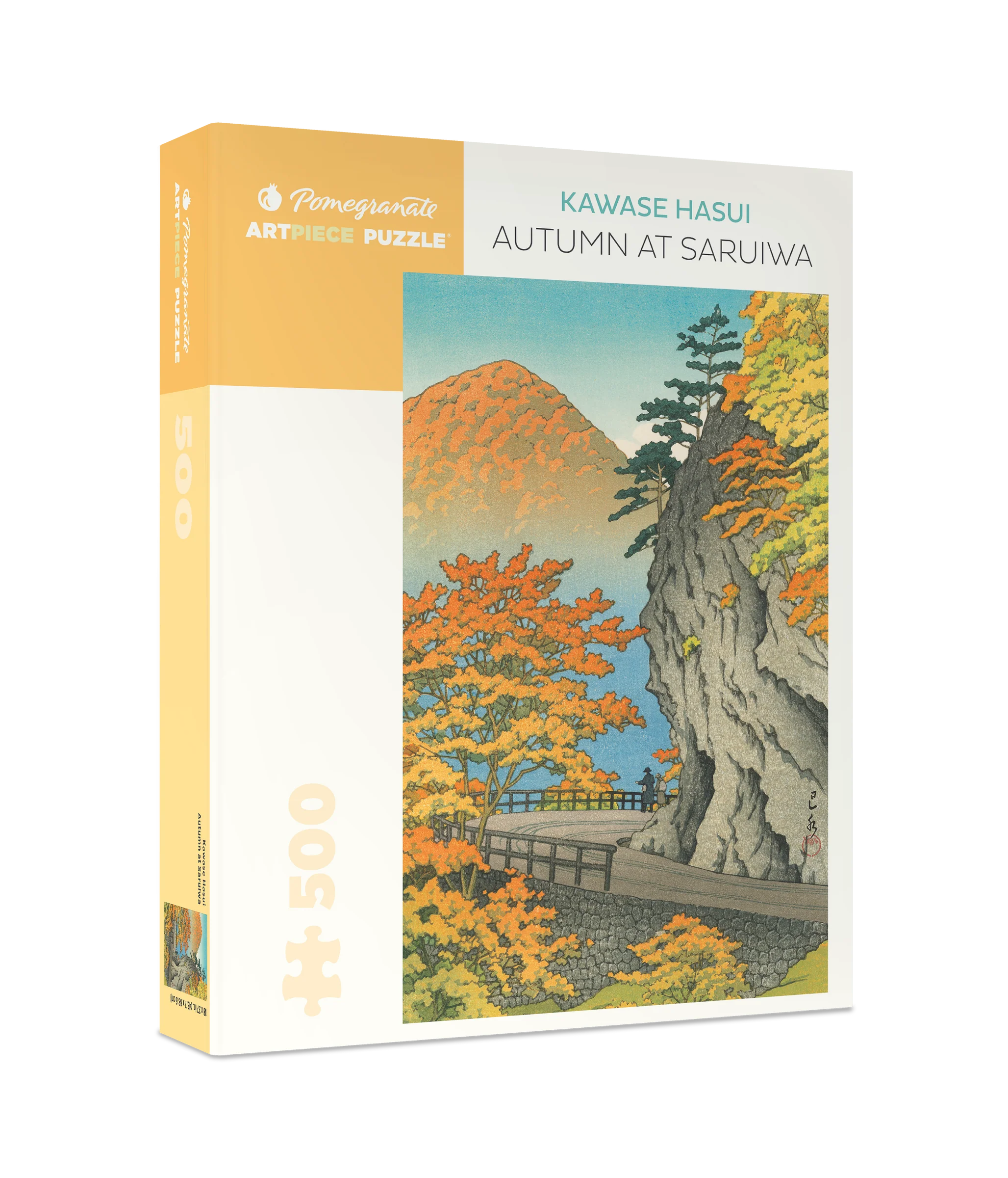 Autumn at Saruiwa - Kawase Hasui, 500-piece puzzle, Pomegranate