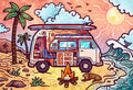 Van Life, 1000-piece puzzle, Surf Shack Puzzles