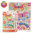 Butterfly Floral, 100-piece puzzle, WerkShoppe