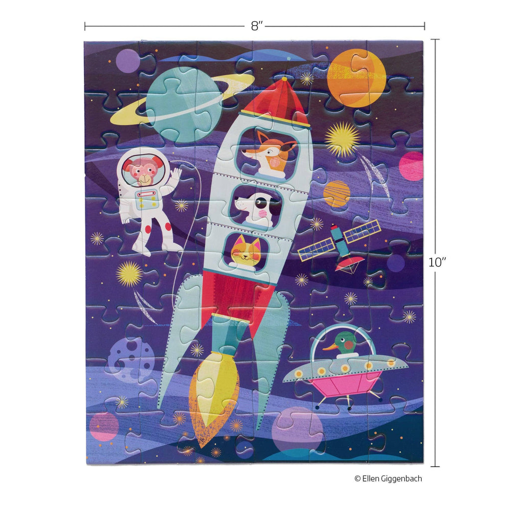 Space Explorers, 48-piece kids' puzzle, WerkShoppe