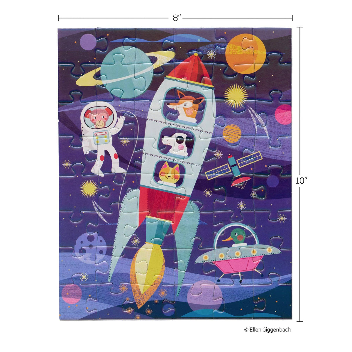 Space Explorers, 48-piece kids' puzzle, WerkShoppe