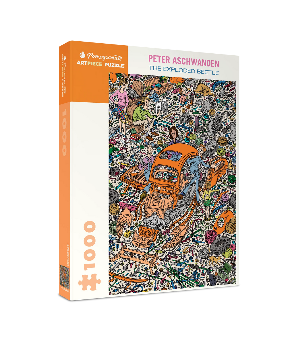 The Exploded Beetle - Peter Aschwanden, 1000-piece puzzle, Pomegranate