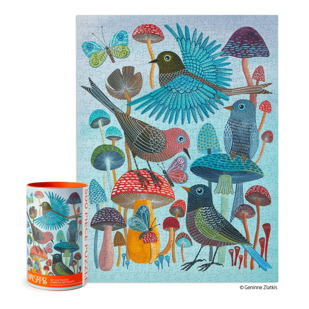 Mushroom Garden, 500-piece puzzle, WerkShoppe