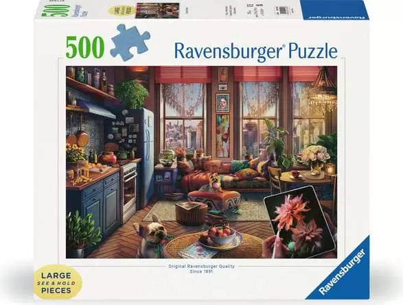 Cozy Boho Studio, 500-piece puzzle, Ravensburger