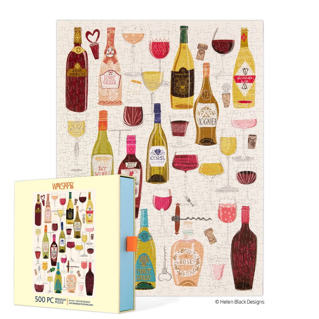 Wine Tasting, 500-piece puzzle, WerkShoppe