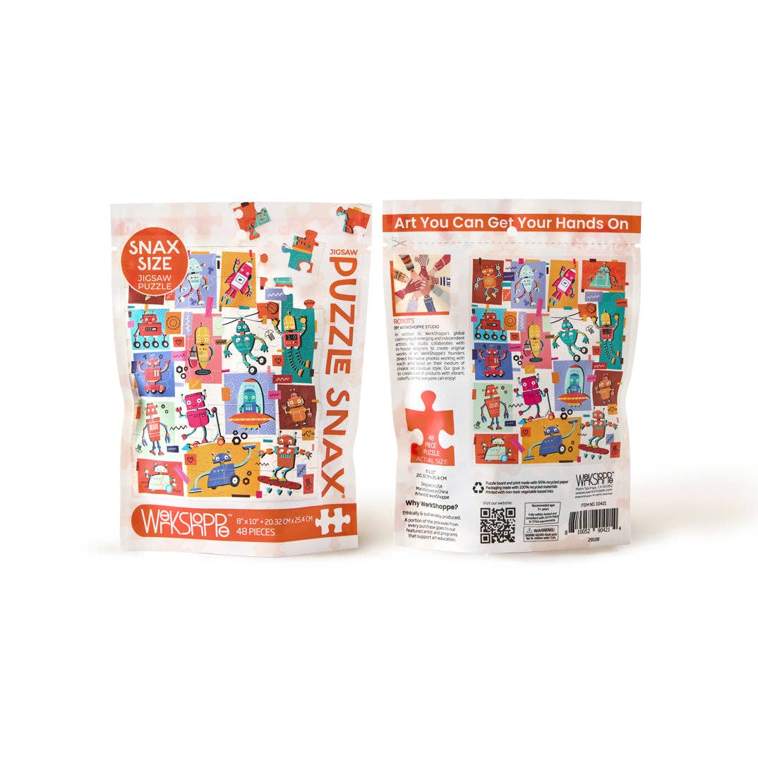 Robots, 48-piece puzzle, WerkShoppe