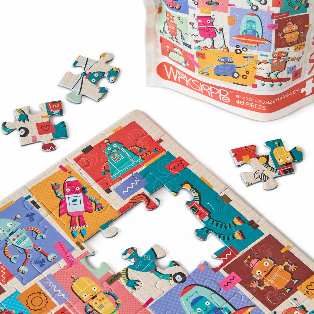 Robots, 48-piece puzzle, WerkShoppe